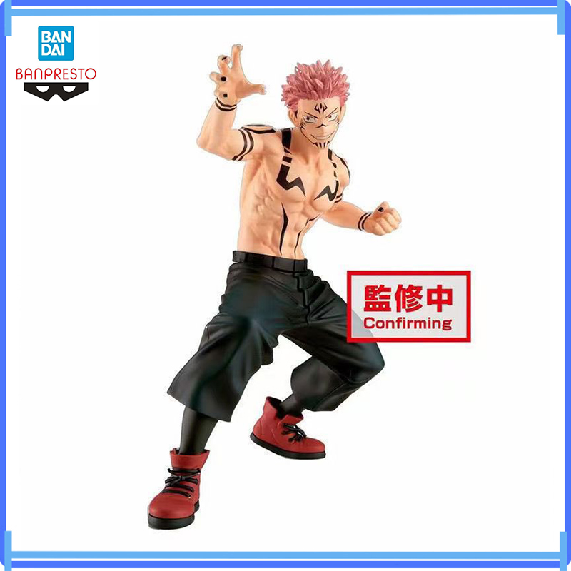 Good Smile Company Pop Up Parade - バンダイ在庫オリジナルバンプレスト呪術廻戦両面宿儺 Pvc 21 センチメートルアニメアクションフィギュアモデルコレクション箱入りおもちゃギフト