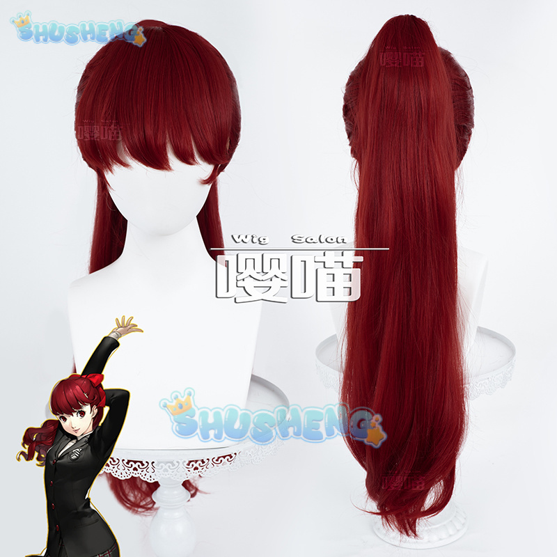 アニメ P5 ペルソナ吉沢かすみコスプレウィッグアニメキャラ - Cosplay Prop Making のレビューと価格