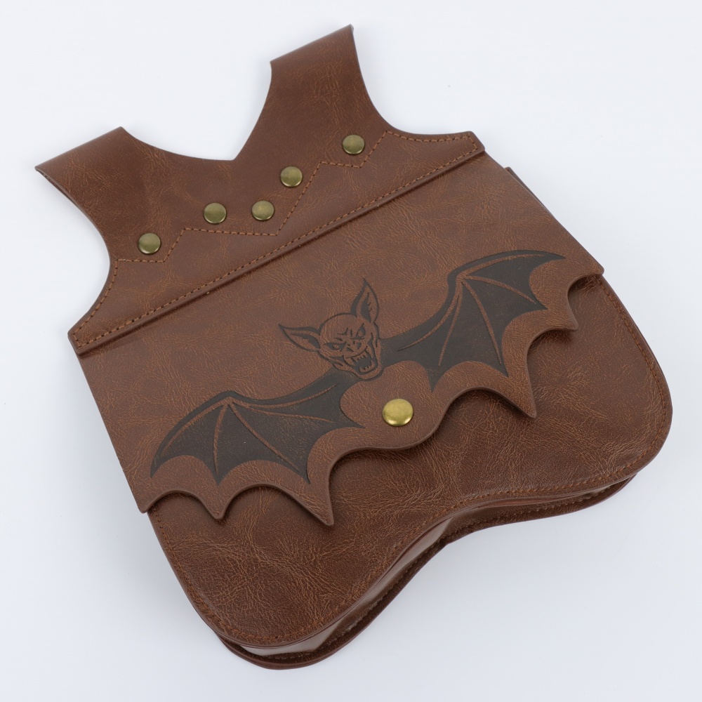 ハロウィーン風、中世風のPUレザー製ウエストバッグ。コウモリ - Cosplay Prop Making のレビューと価格