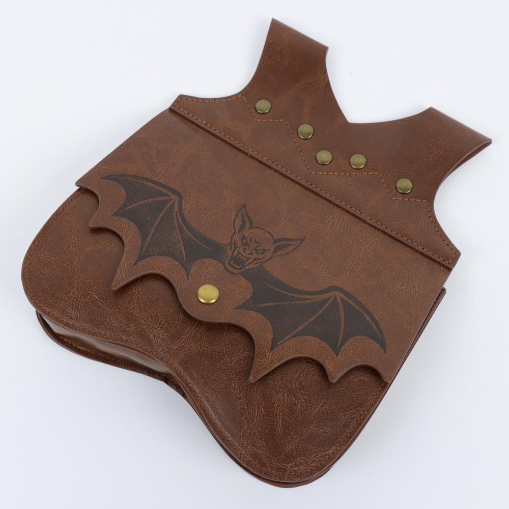 ハロウィーン風、中世風のPUレザー製ウエストバッグ。コウモリ - Cosplay Prop Making のレビューと価格
