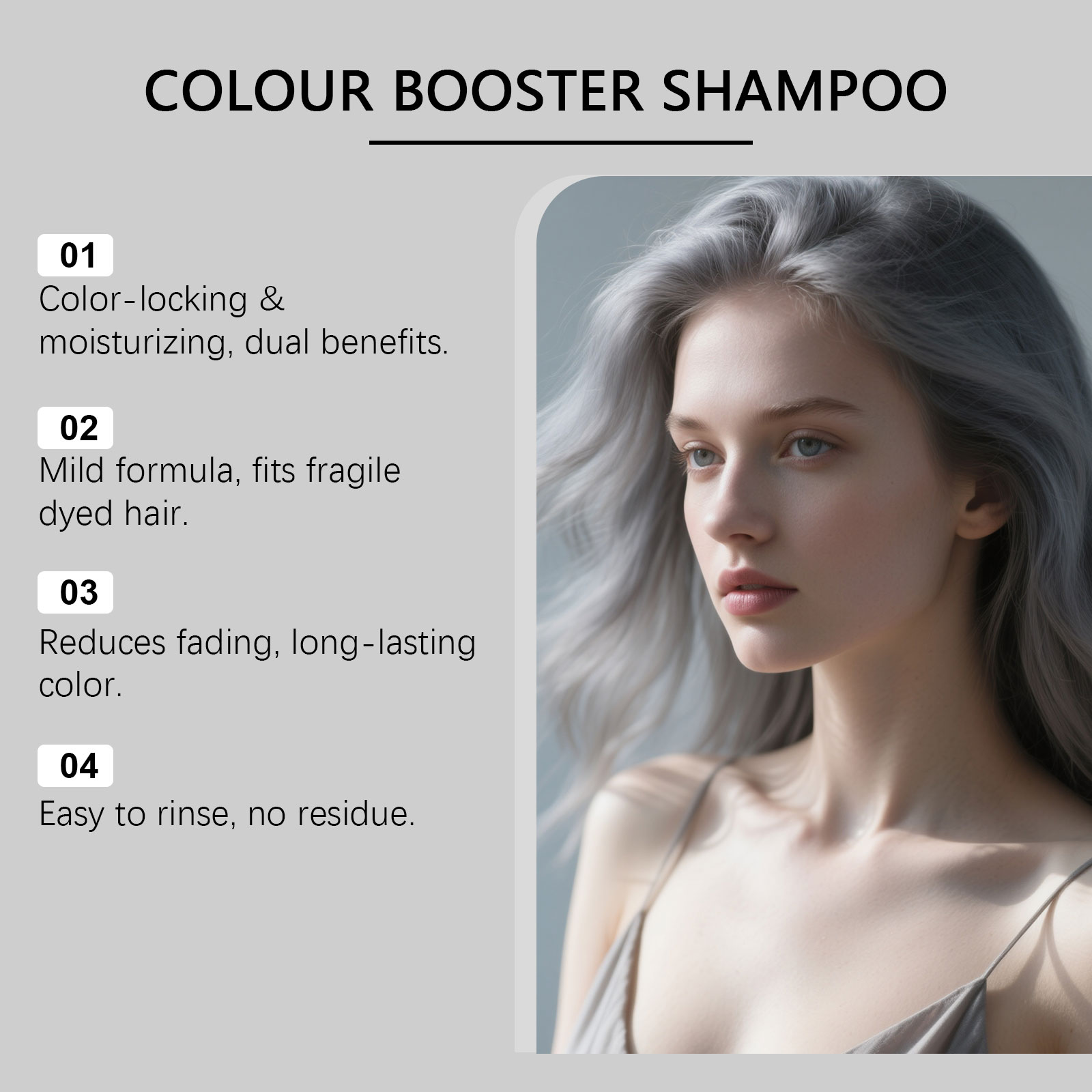 カラーブースターシャンプー：ヘアカラーを鮮やかにし、色落ちを - Hair Spray Color のレビューと価格