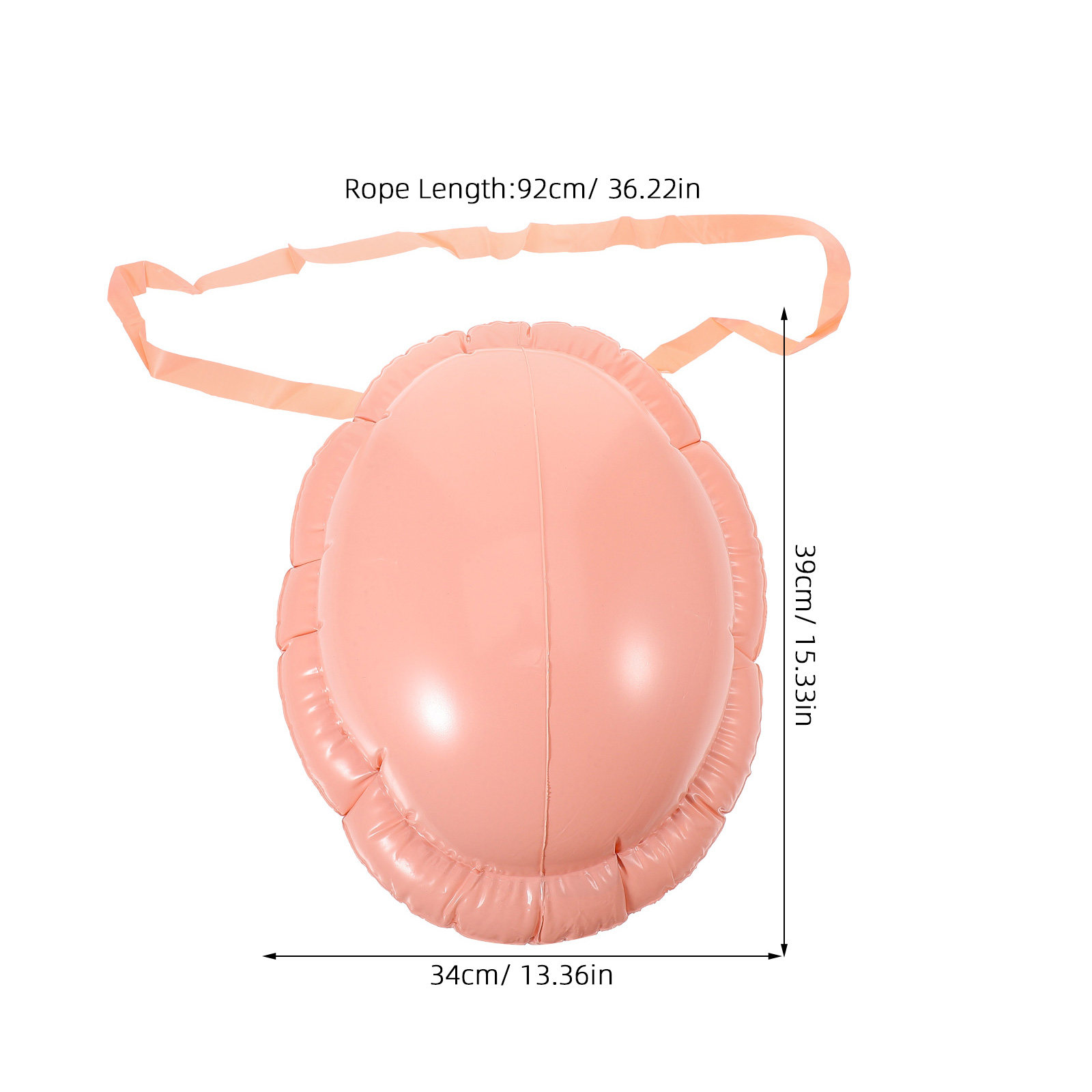 膨らませて使用する妊婦の腹部を模した小道具。丈夫なPVC素材 - Easy Cosplay Prop のレビューと価格
