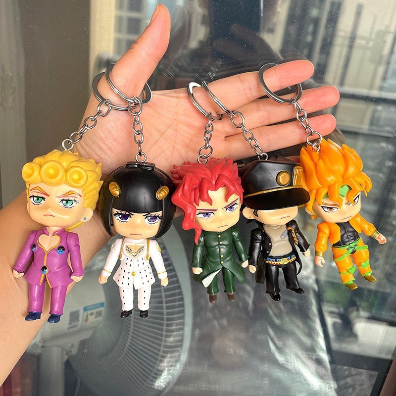 5個/セット アニメ ジョジョの奇妙な冒険 Q版 キーホルダ - Good Smile Company Pop Up Parade のレビューと価格