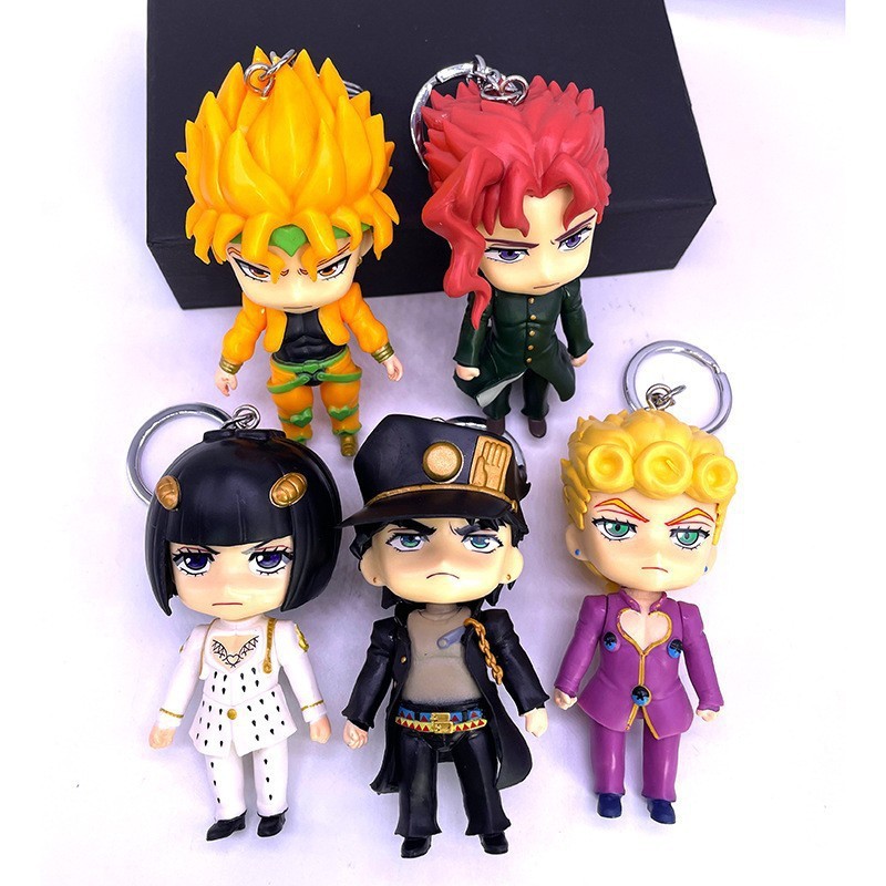 5個/セット アニメ ジョジョの奇妙な冒険 Q版 キーホルダ - Good Smile Company Pop Up Parade のレビューと価格