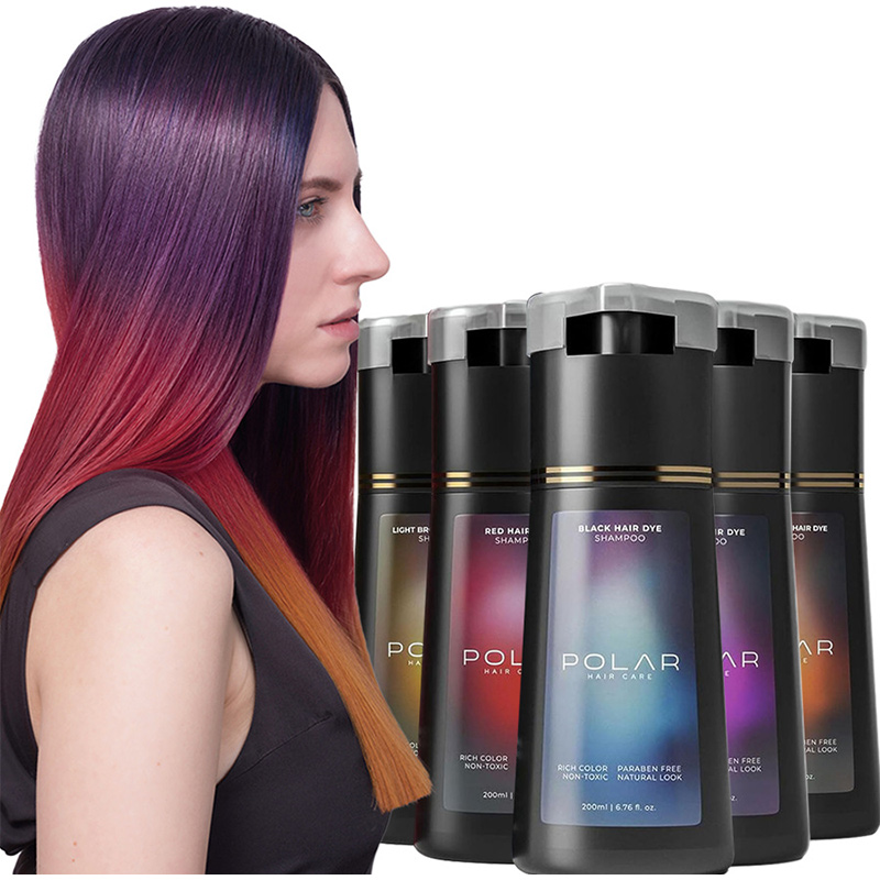 200mlの3in1天然ヘアカラーシャンプー。半永久的な発色 - Hair Spray Color のレビューと価格