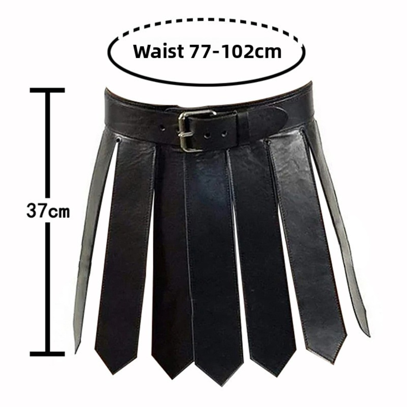 中世ローマ騎士風の戦闘スカート。ベルトでサイズ調整可能。ハロ - Cosplay Prop のレビューと価格