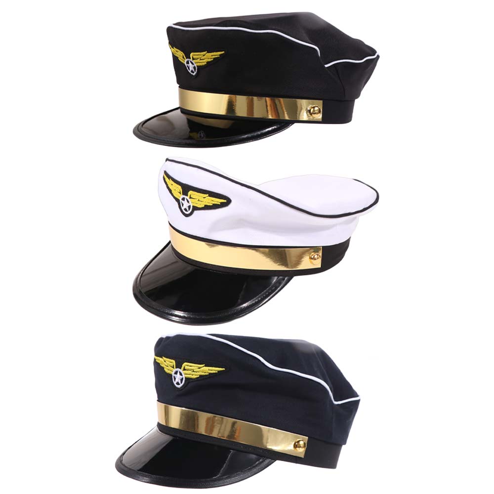 着用しやすいコスチューム小道具パイロットハット メンズユニフ - Easy Cosplay Prop のレビューと価格